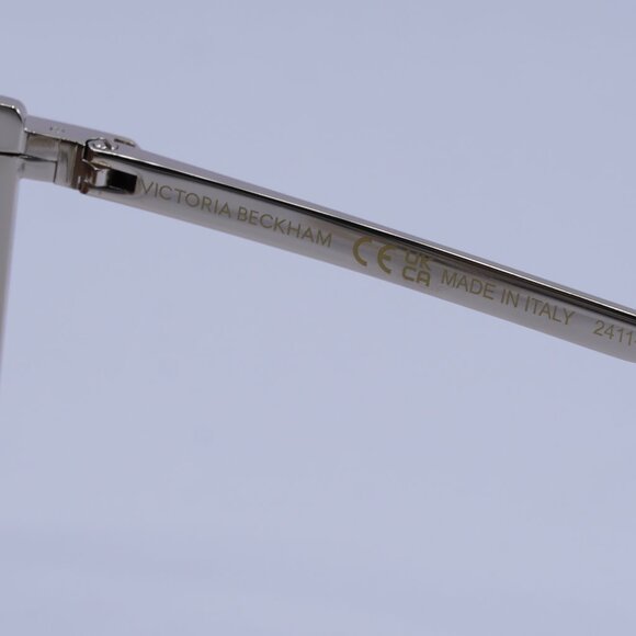 Victoria Beckham VB249S 714 Sunglasses Gold Rectangle Frame, Brown Lenses - Picture 6 of 9